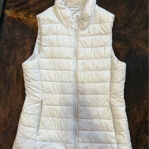 White lightweight vest
